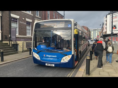 Stagecoach north east enviro 200 27737 South Shields to Cleadon Route E2