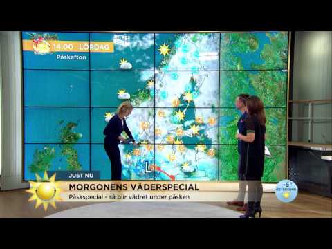 Så blir påskvädret - Nyhetsmorgon (TV4)