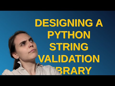 Softwareengineering Designing A Python String Validation Library
