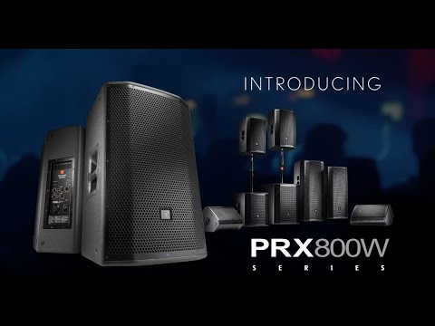 JBL PRX812W 12" 2-Way Portable Self-Powered Full-Range Main System/Floor Monitor with XLR Microphone