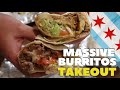 Chicago Takeout BURRITOS At El Famous Burrito In Rogers Park Chicago Food
