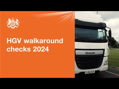 HGV walkaround checks 2025: official DVSA guide