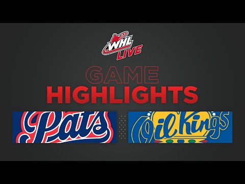 WHL Highlights: Pats (8) at Oil Kings (2) - December 4, 2022
