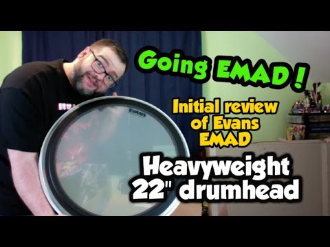 Evans EMAD Heavyweight Test Drive!  In this review we're GOING EMAD!!!