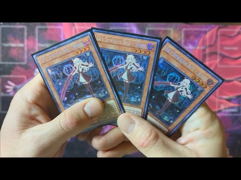 Yu-Gi-Oh ASMR Sky Striker Deck Profile, Relaxing  A E S T H E T I C  Card Shuffling, October 2022