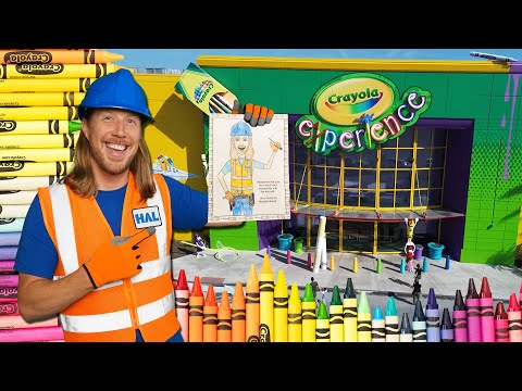 Handyman Hal visits Crayola Experience | Learn about Crayons