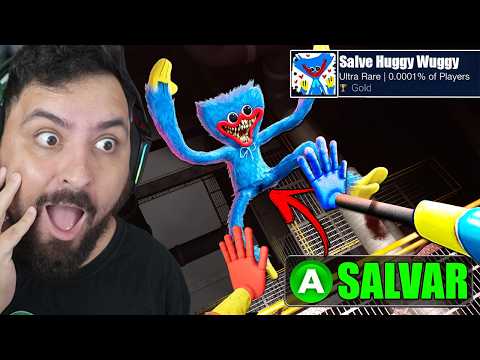 DESBLOQUEIO todas as conquistas do POPPY PLAYTIME e SALVO O HUGGY WUGGY?! (NOVO FINAL ATUALIZADO)