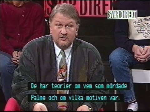 Svar Direkt - Palmemordet (SVT 1992-01-07)