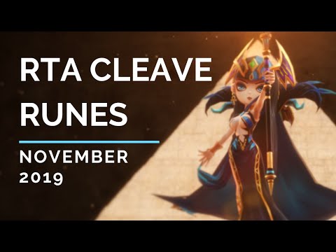 [MUST WATCH] RUNES FOR MY CLEAVE TEAM | STATS & EVERY INDIVIDUAL RUNE - Summoners War