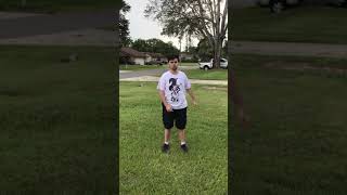 Front flip onto barbwire stunt  (don’t try this at home)