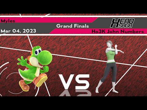Xenosaga XLVI GRAND FINALS - Myles (Yoshi) vs John Numbers (Wii Fit) - SSBU Ultimate Tournament