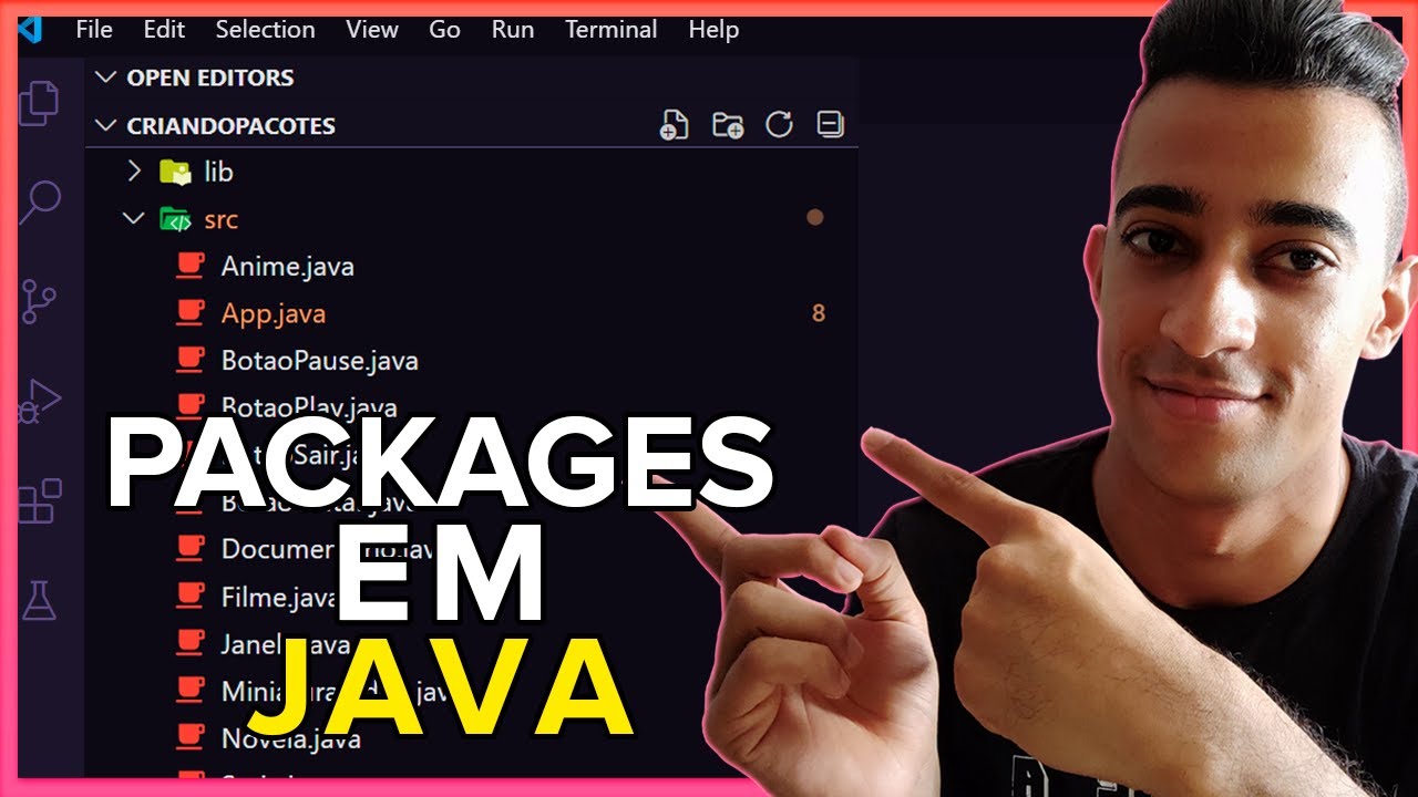 Como criar packages (pacotes) e fazer import- Curso Java POO Aula #4