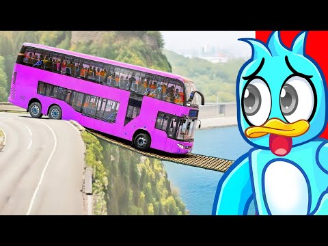 Reacting to CARS vs SUSPENSION BRIDGE CHALLENGE!…