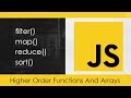 JavaScript Higher Order Functions Arrays
