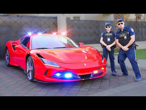 Jason and Alex Detectives with Diamonds and Gold in Ferrari Story