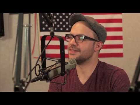 Nick Flora in iHeartradio's Music Row Studios for 