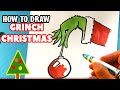 EASY How To Draw GRINCH HAND Christmas Drawings