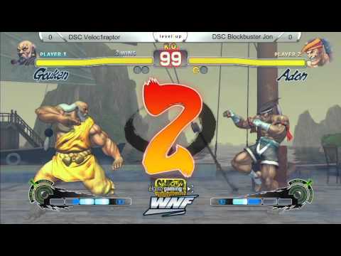 SSF4AE DSC Veloc1raptor vs DSC Blockbuster Jon - WNF 1.4