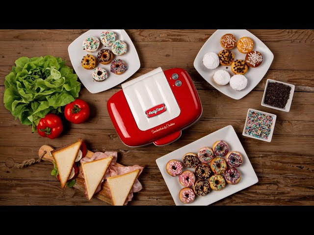 Ariete Sandwiches & Cookies Party Time Rosso video
