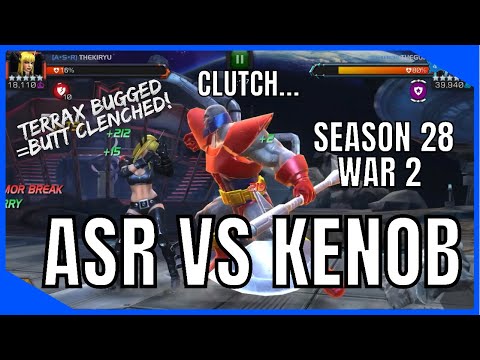 Absolutely Clutch Fights! ASR Vs KENOB! Alliance War 2, Season 28!