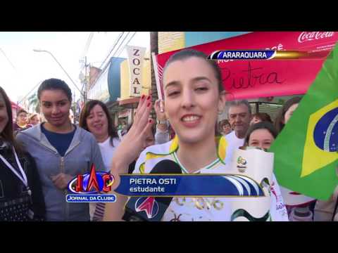 Tocha Olímpica passa por cidades da região - Jornal da Clube (19/07/2016)