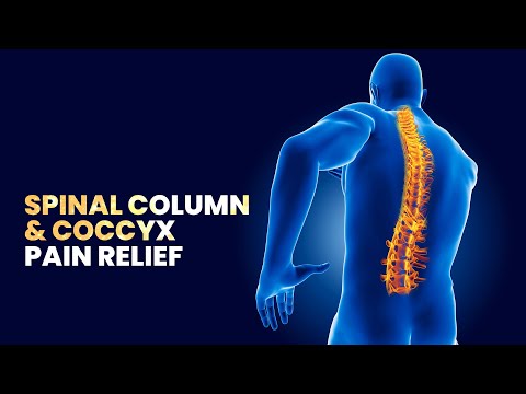 Spinal Column and Coccyx Pain Relief and Healing Binaural beats Musics | Good Vibes