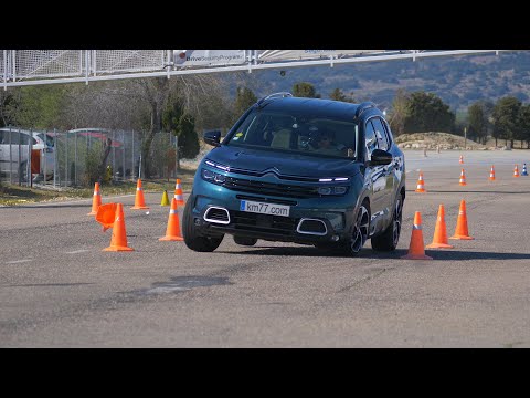 Citroen C5 Aircross 2019 – Maniobra de esquiva (moose test) y eslalon | km77.com