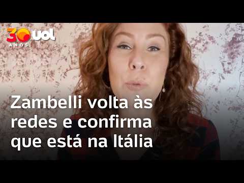 Carla Zambelli volta às redes sociais e confirma que está na Itália