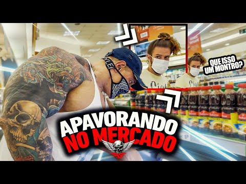 O GIGANTE ASSUSTOU CLIENTE NO MERCADO - FABIO GIGA