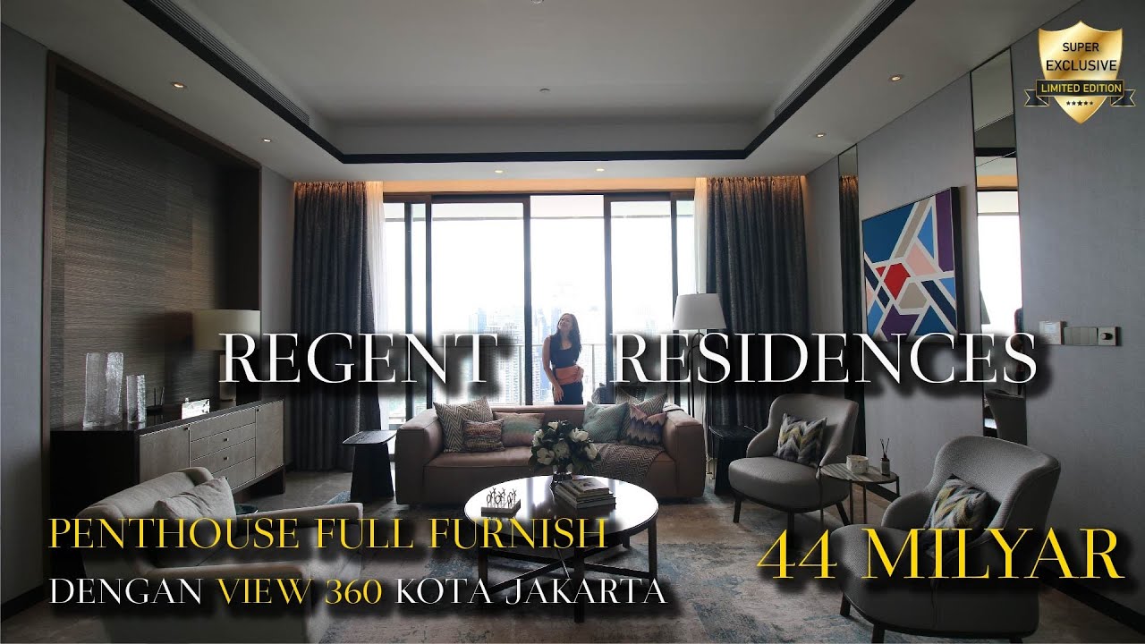 Apartemen 3 Kamar Semi Funish Luxury di Regent Residences Jakarta