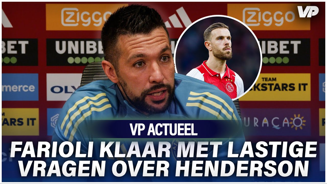 Thumbnail for article: Farioli dolt na Priske-vraag in aanloop naar Klassieker: 'Speelt genoeg bij ons'