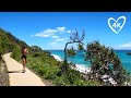 Virtual Walk Burleigh Heads National Park - 4K - Gold Coast Australia - Treadmill Background