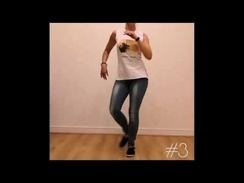 #1minuteshine Lesson 3. Dominican Bachata footwork beginners. Online
