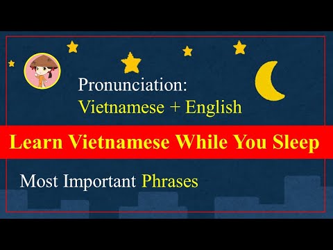 Learning Vietnamese While You Sleep l Most Important Vietnamese Phrases