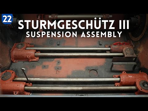 WORKSHOP WEDNESDAY:  Assembling and test fitting WWII StuG III G TORSION BAR suspension units!