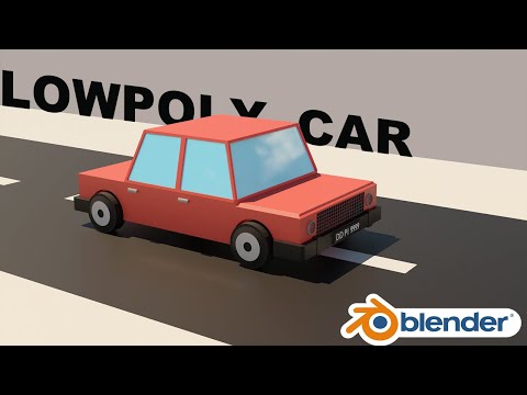 Low Poly Car Modeling | Easy Beginner | Blender 2.83 Tutorial