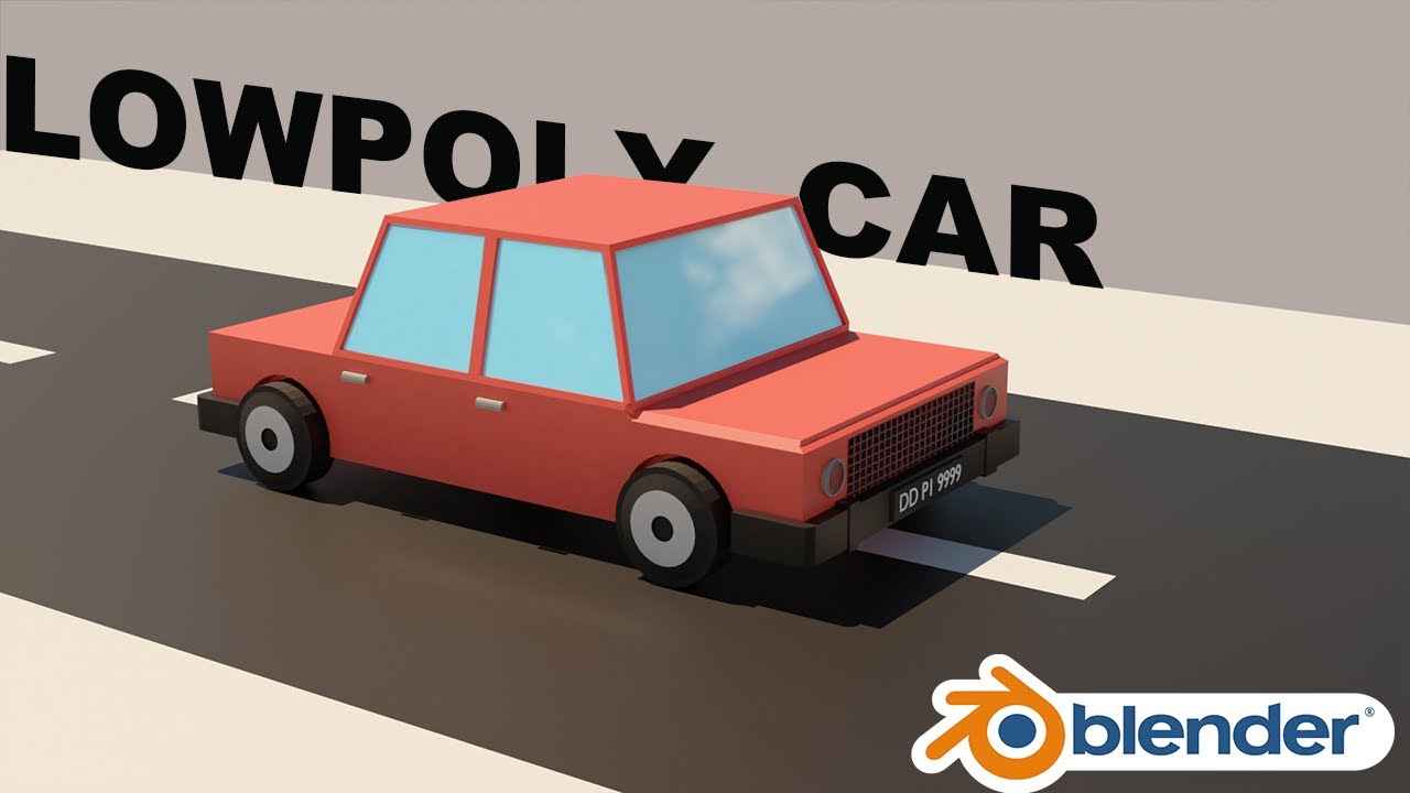 Low Poly Car Modeling | Easy Beginner | Blender 2.83 Tutorial