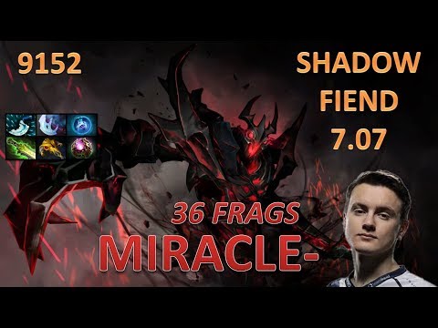 Miracle Shadow Fiend 7.07 Pro Gameplay | Dota 2