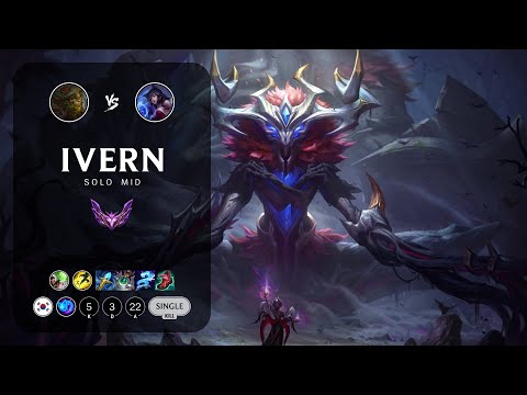 Ivern Mid vs Ahri - KR Master Patch 13.13