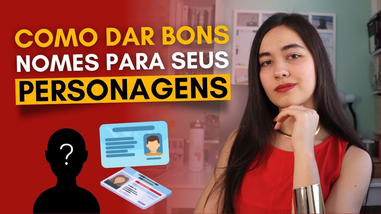 Como criar BONS NOMES para seus PERSONAGENS | Marina Blanc