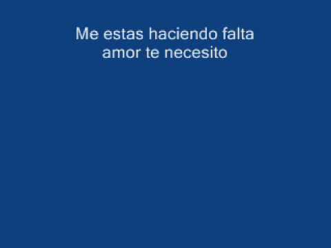 Me Estás Haciendo Falta - Liberación