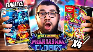 I Finally Pulled the MEGA CHARIZARD SIR!! 🔥 (Phantasmal Flames Booster Bundles)