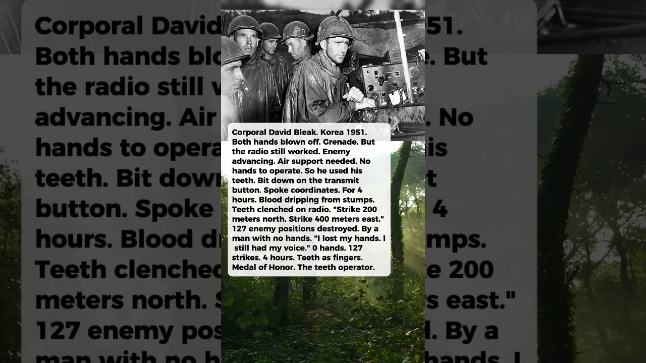 The No-Hands Radio Operator Who Directed a Winning Strike Using Only His Teeth