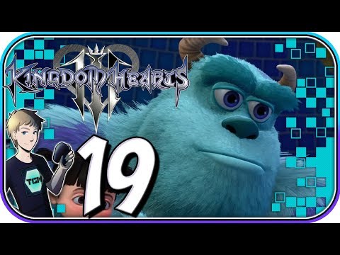 Kingdom Hearts 3 ENGLISH Walkthrough - Part 19: Monster's Inc!