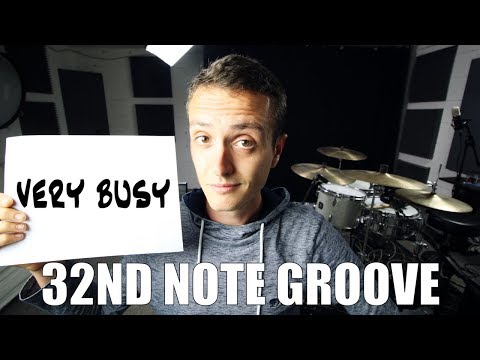 Busy 32nd Note Groove - Daily Drum Lesson