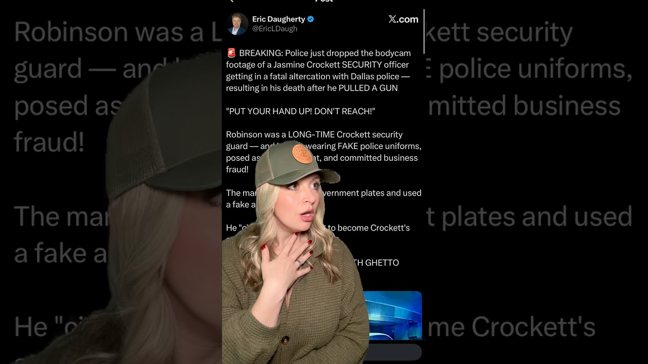 Crockett Security Pulled Stolen Gun On Cops?!? #shortsfeed #2ndamendment #shortsvideo #shorts