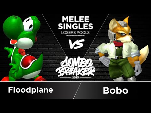 Floodplane (Yoshi) vs Bobo (Fox) - Melee Singles Losers Pools - COMBO BREAKER 2023