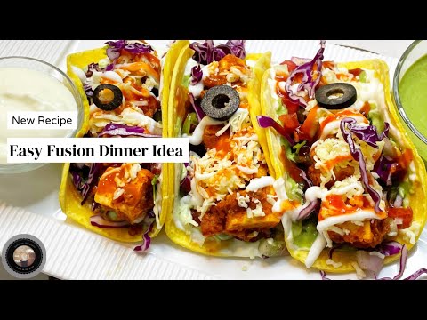 Paneer tacos recipe/Indian Tacos recipe/fusion recipes