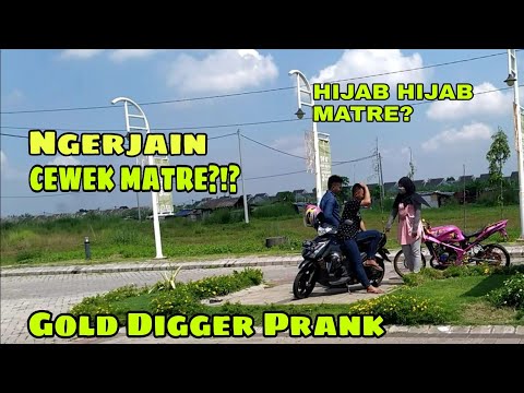 PRANK CEWEK MATRE AUTO DITAMPAR - Gold Digger Prank