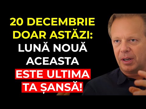 ASTA TREBUIA SĂ AJUNGĂ LA TINE ASTĂZI! LUNA NOUĂ din 20 DECEMBRIE 2025 va SCHIMBA TOTUL–Joe Dispenza
